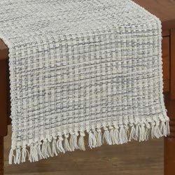 BASKETWEAVE TABLE RUNNER 13X54 RAIN
