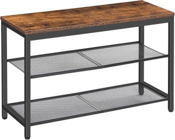 Tier Shoe Storage Organizer with 3 Oxford Fabric Shelves and Top Panel, Holds 12-16 Pairs of Shoes