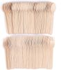Disposable Wooden Cutlery Set - 200 Pack Wooden Compostable Utensils,Biodegradable and Earth Friendly, 6.3 Inch Length(100 Forks,100 Spoons)