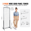 Grid Wall Panels Tower Wire Gridwall Display Racks Double Side Panels