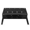 Foldable Smoker Grill Portable Lightweight BBQ Charcoal Grill for Camping Picnics Garden Grilling RV Travel