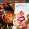6.8" Clear Plastic Spoons Heavy Duty with Heat Resistant & BPA Free, Solid and Durable Plastic Cutlery