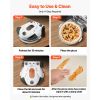Pizza Oven, 12 in Electric Pizza Maker, 1200W Electric Pizzas Cooker with Cordierite Stone, 5-Mode Temperature Control