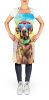 Chocolate Labrador Hippie Dawg Apron Cooking Kitchen Server Baking Crafts Gardening for Adult Women Men, Unisex, Large, Multicolor