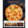 Outdoor Pizza Oven, 12 Inch Wood Fired Pizza Ovens, Pellet Pizza-Stove with Thermometer, Portable Pizza-Maker for Outside Backyard Patio Camping