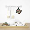 Lots of Border Collie Pair of Pot Holders Kitchen Heat Resistant Pot Holders Sets Oven Hot Pads for Cooking Baking BBQ, 7 1/2 x 7 1/2