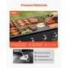 Gas Griddle, 4-Burner Flat Top Grill, 36 inch Grill Plate Foldable Propane Griddle with Wheels, 60000 BTU Outdoor Flat Top Grills for Pan-Frying